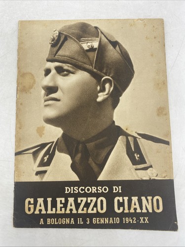 Discorso galeazzo ciano a - di,