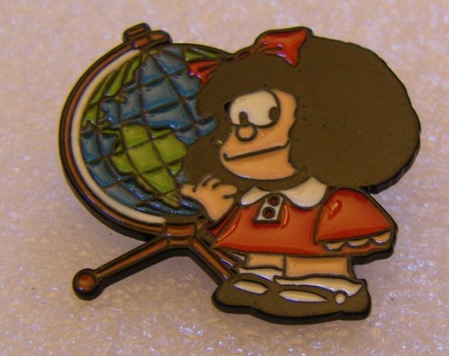 Pin mafalda globe terrestre - globe,