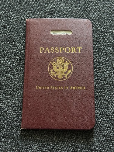 1930 passaporto usa - passaporto,