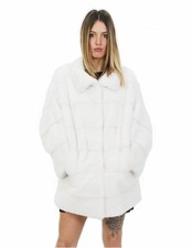 White Optical Mink Jacket 46