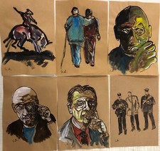Disegni china e pastello - disegni,