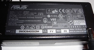 Alimentation origine asus - d'origine,