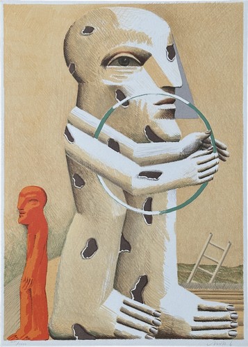 Horst antes spotted figure - spotted,