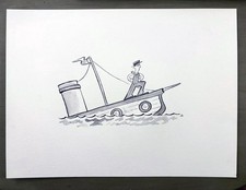 Buster Keaton illustrazione