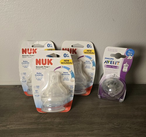 Nipple lot nuk silicone smooth - nuk,