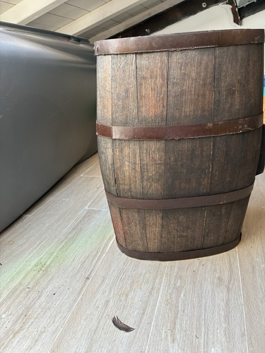 Botte barile legno antica - barile, in