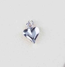 Charm Cuore Placcato Argento