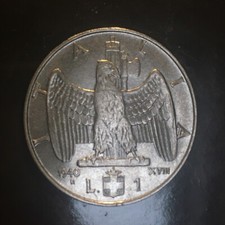 1 Lira Del 1940 Vittorio
