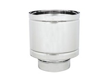 TESTA CAMINO ACCIAIO INOX