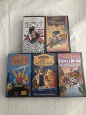 N. 5 VIDEOCASSETTE VHS WALT DISNEY vari Titoli vedi Descrizione- NUOVO !!!