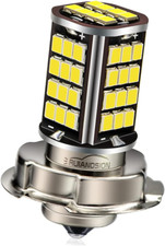 1Pc DC 12V P26S LED Lampadina Motociclo Moto Faro Super Bright  6000 K Bianco