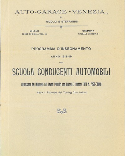 Auto garage venezia 1918 - auto-garage,