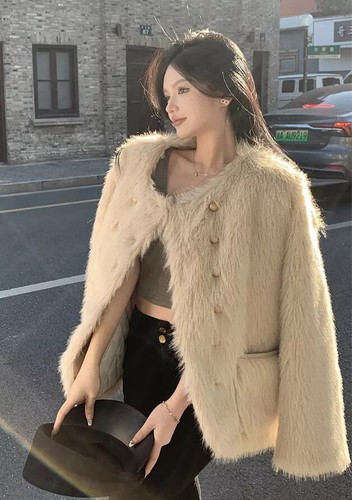 Giacca cappotto pelliccia - giacca,