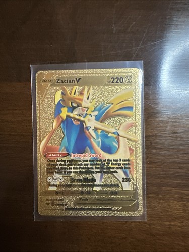 Pokemon gold foil card - pokemon, fan