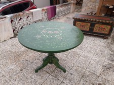 Tavolo tirolese dipinto - tavolo,