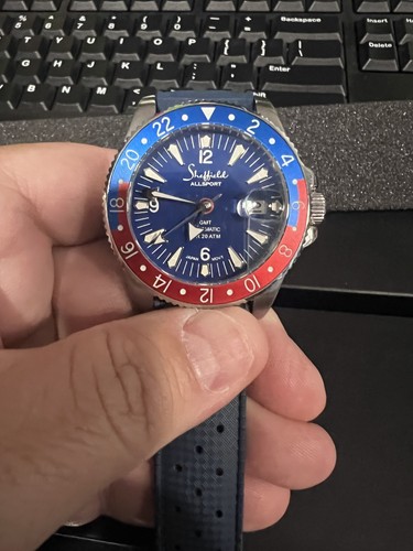 Orologio sheffield gmt blu - sheffield,