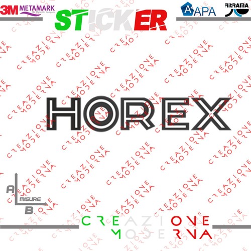 Adesivo sticker horex misure - adesivo,