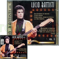LUCIO BATTISTI "LUCIO BATTISTI VOL.2" RARO CD 2000 PRIMO PIANO - FUORI CATALOGO