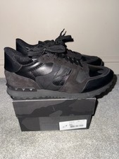 Valentino Garavani Rockrunner scarpe da ginnastica triple nere UK 8 - 42