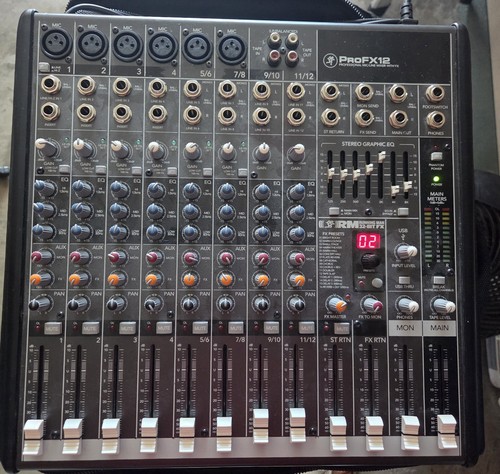 Mixer mackie profx12 - mixer,