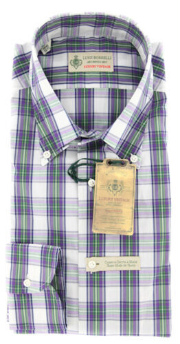 Camicia quadri viola - camicia,