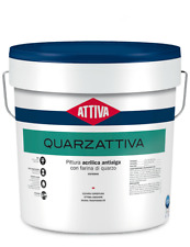 QUARZATTIVA BIANCO AL QUARZO ATTIVA BOERO Idropittura quarzo liscio ANTIALGA