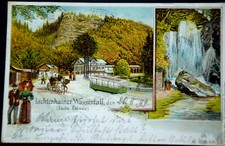 46274 AK Sachsen Lichtenhainer Cascata Carrozza A Cavallo Passeggiata Al Lago