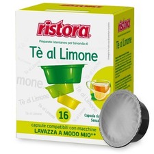 128 capsule Ristora Compatibili Lavazza A Modo Mio Tè Al Limone