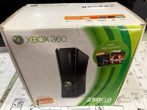 Xbox 360 250gb console - xbox,