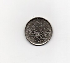 moneta da 5 Franchi francesi