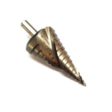 PUNTA CONICA PER TRAPANO FRESA ALLARGAFORI 4 A 42 MM GRADINI ACCIAIO FORATRICE