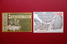 Due Cartoncini Pubblicitari Fratelli Toso Murano Venezia Vetreria Artistica