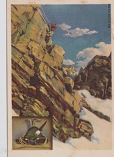 ALPINI: ARRAMPICATA..CAPPELLO PICCOZZA SCARPONI E FUNE  (1941)
