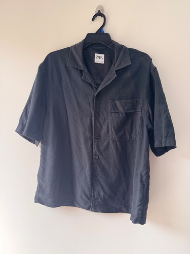 Camicia zara uomo nera - nera, manica