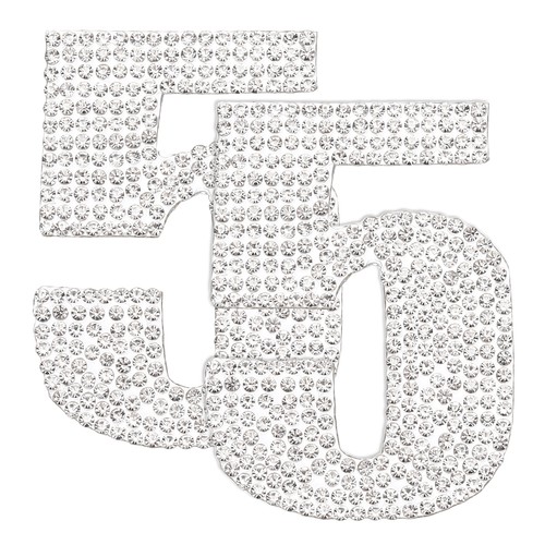 2pcs adesivi numeri con - numeri,