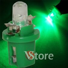 2 LED T5 B8.5D VERDE Lampade Luci Lampadine Per Cruscotto Quadro Strumenti 12V