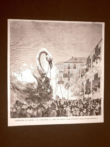 Carnevale napoli nel 1877 - di,