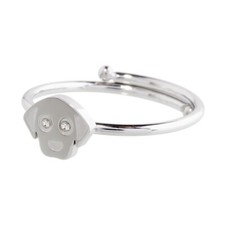 marlu' anello cane acciaio con