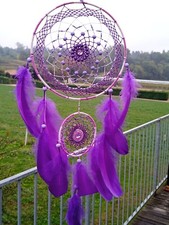 acchiappasogni artigianale fatto a mano, regalo originale d'arredo, portafortuna