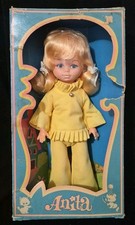 Vtg ANITA Posable Doll 12”