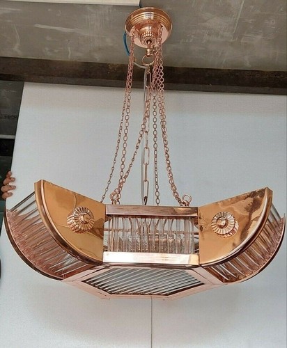 Lampadario vintage art deco - lampadario,