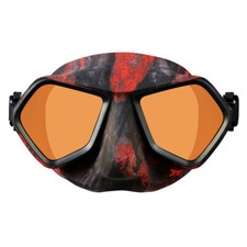 Omer Alpha Wolf Red Stone maschera con Lenti a specchio mimetica