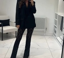 ZARA LEGGINGS PIZZO CON SFIATO