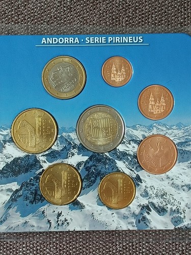 Andorra euroausgabe pyrenäen - euroausgabe,