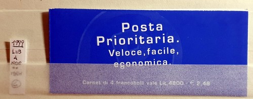 Italy repubblica 1999 libretto - repubblica,