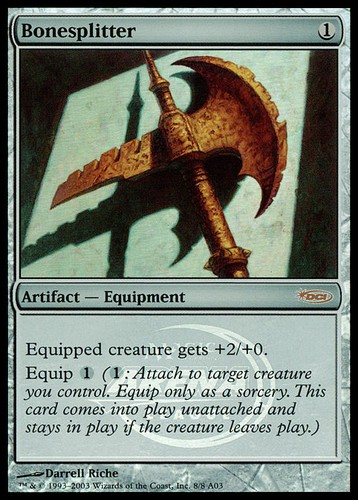 Mtg bonesplitter foil exc - foil,