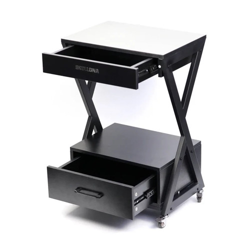Carrello studio acciaio - carrello,