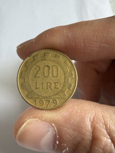 Moneta rara 200lire repubblica - rara,