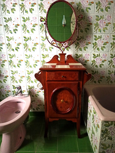 Mobiletto bagno vintage - vintage, con