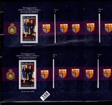 PK 10X GIBILTERRA 2010 - MNH - PERSONAGGI FAMOSI - PRINCIPE GUGLIELMO - REALE 